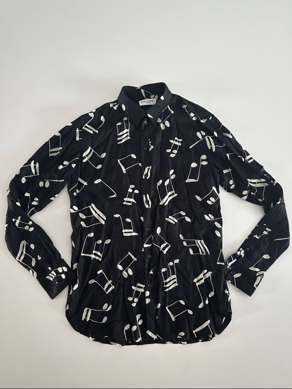 Saint Laurent Piano Print Button Down
